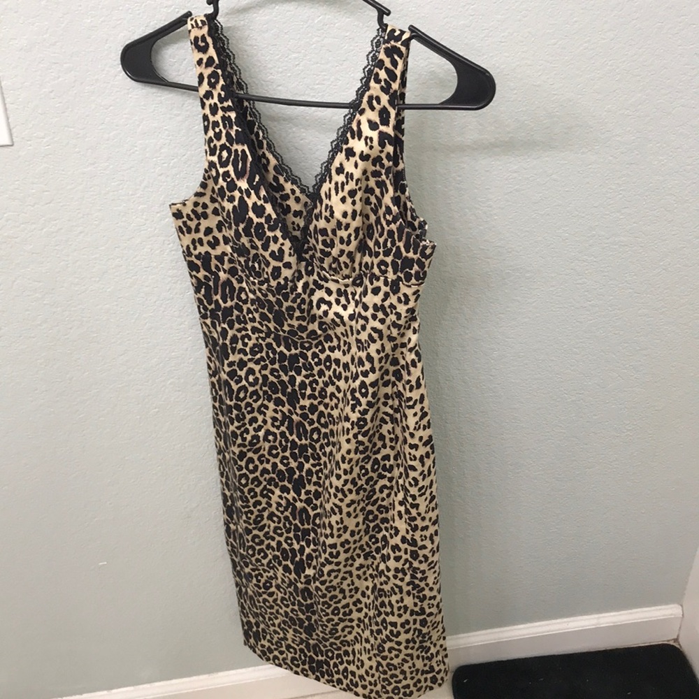 Cheetah print dress